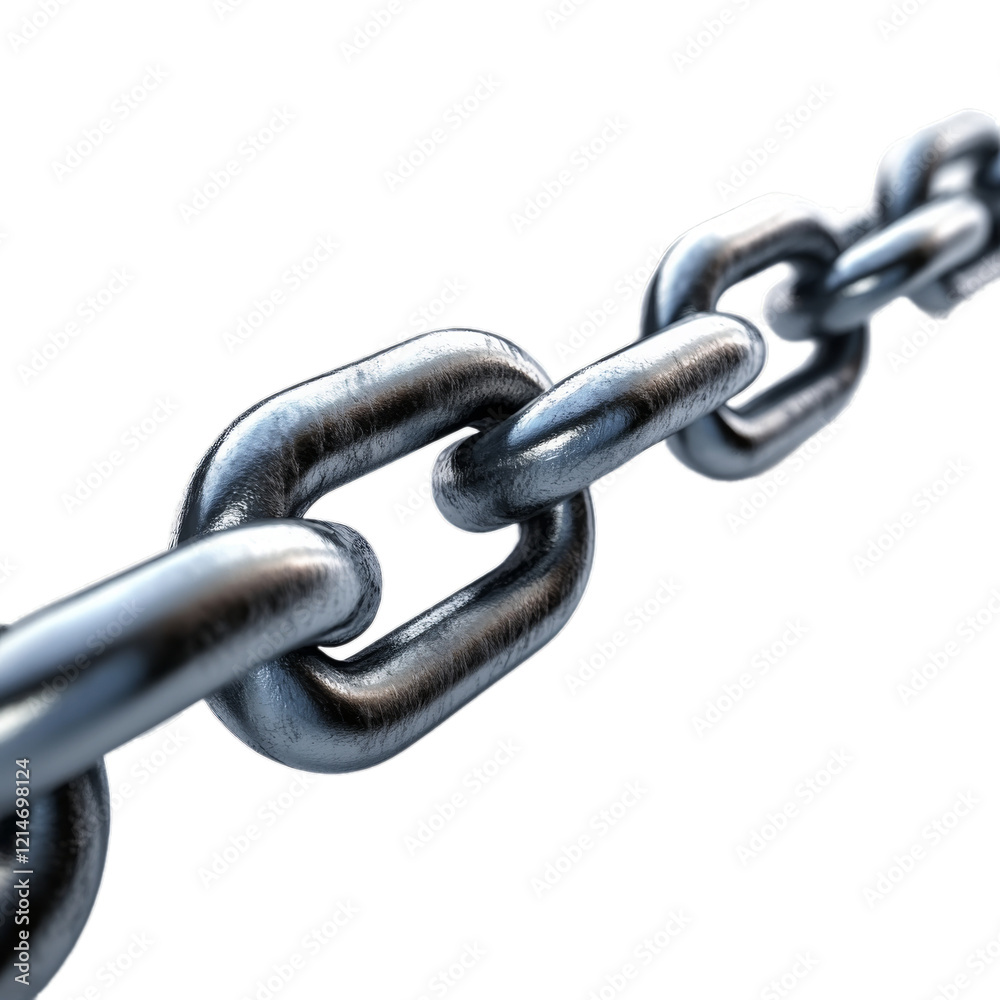 Metal chain on isolated background. For presentations and design. Metal chain on isolated background. For presentations and design.