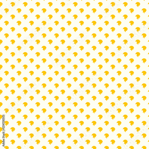 Minimalist floral pattern of sunflowers and daisies for background