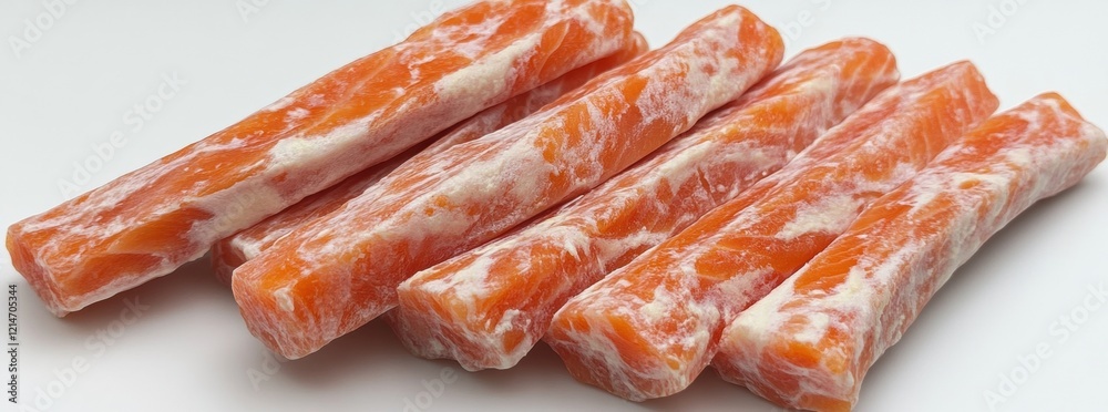 Fresh salmon fillets on a white background. Fresh salmon fillets on a white background.