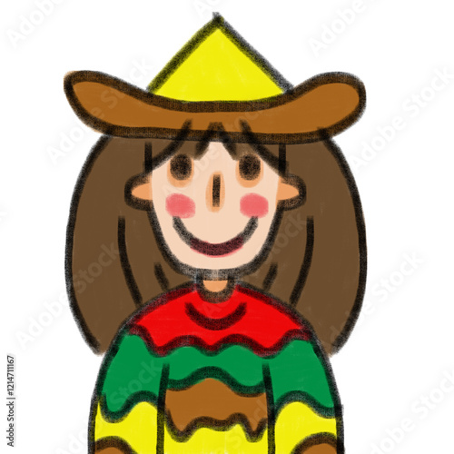 cowboy with a hat taco 