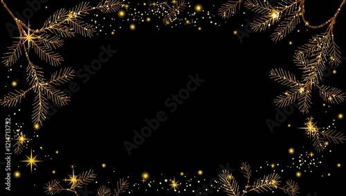 christmas tree with fireworks