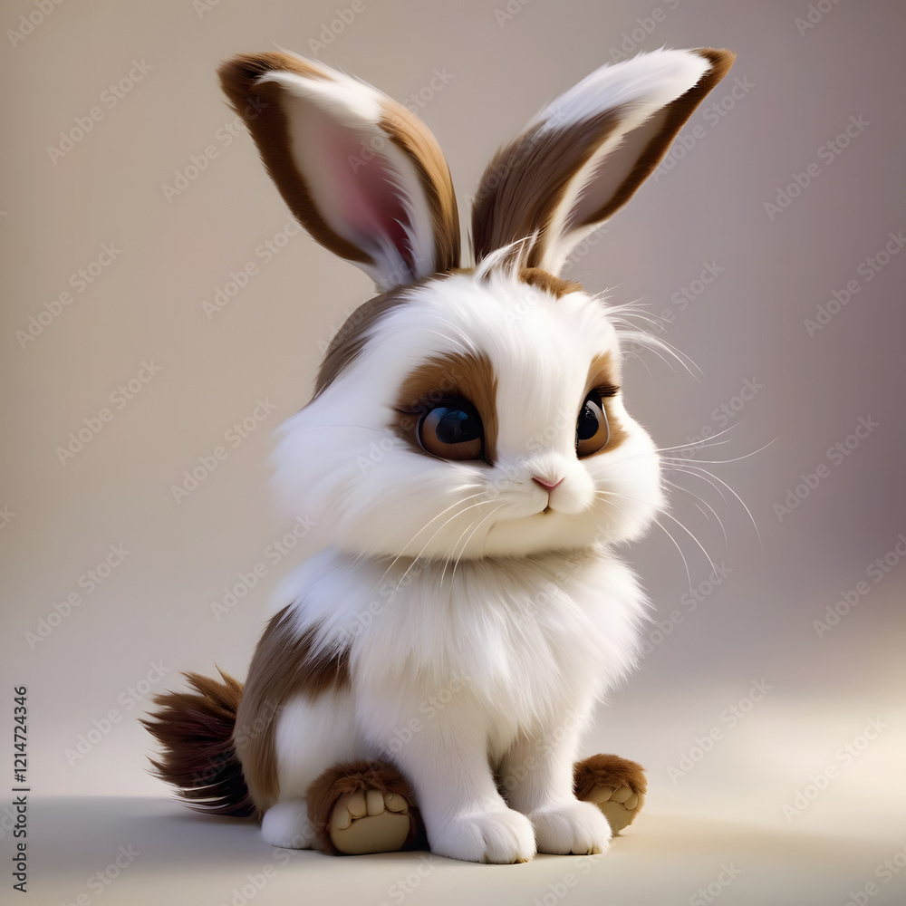 Obraz premium Brown mixed rabbit