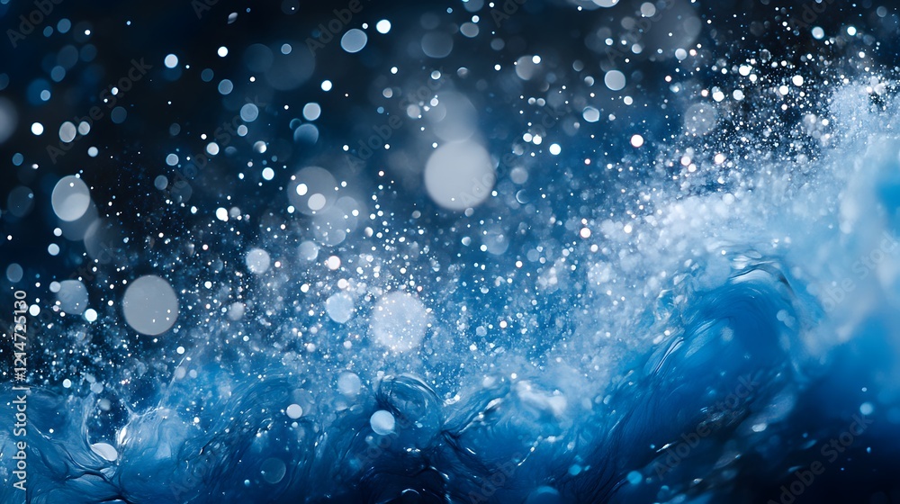 white and blue bokeh Abstract background white and blue bokeh Abstract background