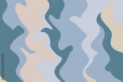 Green blue yellow abstract background. Illustration for banner, poster, card