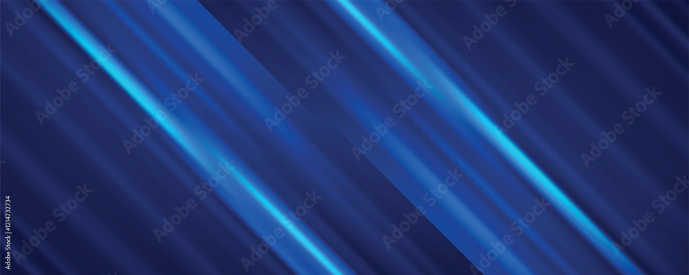 Fototapeta premium abstract blue and black are light pattern with the gradient is the with floor wall metal texture soft tech diagonal background black dark clean modern.