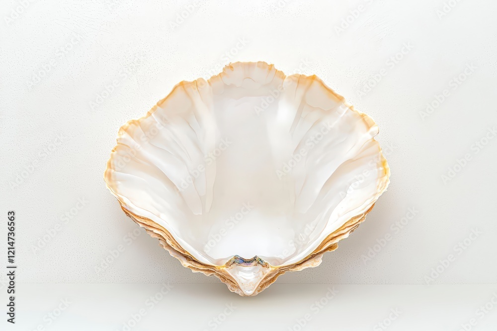 A beautifully crafted shell bowl featuring a glossy surface and intricate patterns, perfect for serving seafood or as decorative tableware. A beautifully crafted shell bowl featuring a glossy surface and intricate patterns, perfect for serving seafood or as decorative tableware.