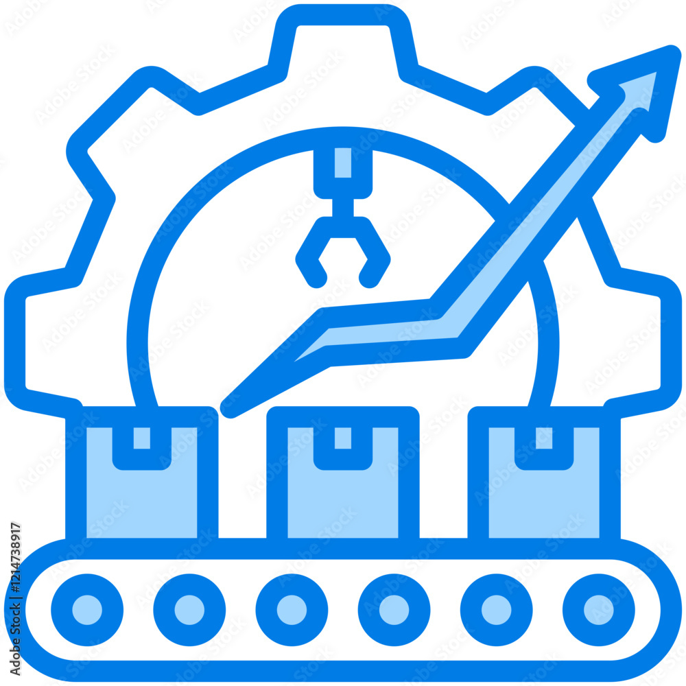 Obraz premium Lean Manufacturing Icon