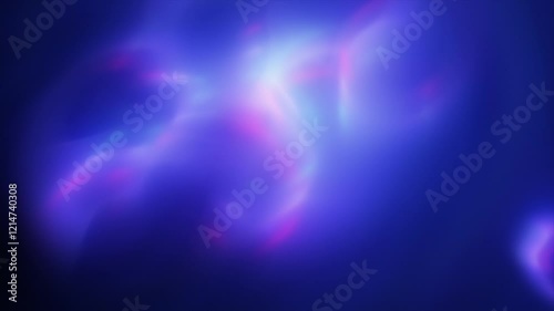 Subtle blue and pink light accent. Use to highlight specific areas or moments in video footage with a gentle light leak effect. 4K. 3D render