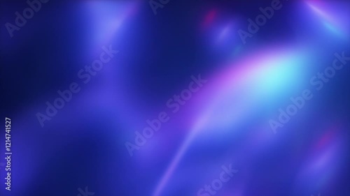 Dreamy blue and purple light background. Use as a soft, abstract backdrop for titles, text, or subtle visual interest in video projects. 4K. 3D render