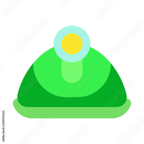 Mining Helmet Icon Design