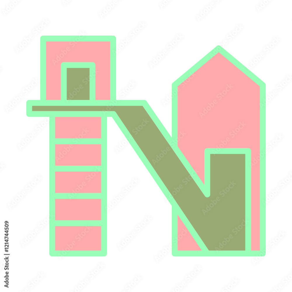 Mining Shaft Elevator Icon Design Mining Shaft Elevator Icon Design