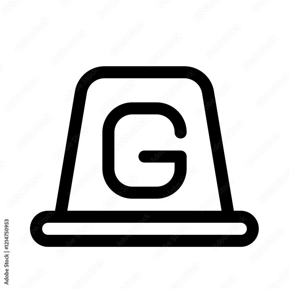 g sign line icon, perfect for uiux website and mobile apps projects g sign line icon, perfect for uiux website and mobile apps projects