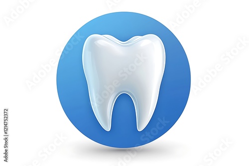 Dental clinic health logo design, tooth icon 
