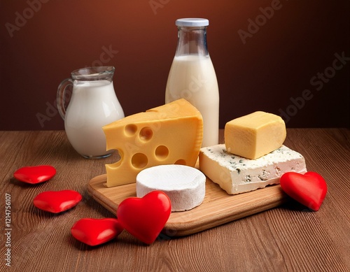 cheese and milk