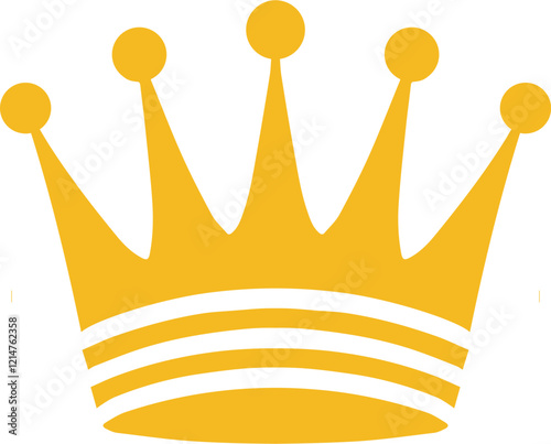 Elegant Crown Icon - Royalty and Prestige Designs