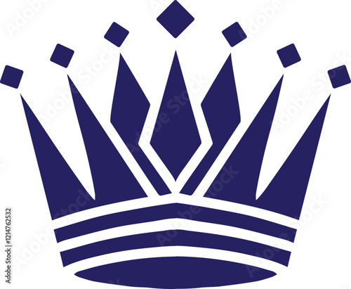 Elegant Crown Icon - Royalty and Prestige Designs