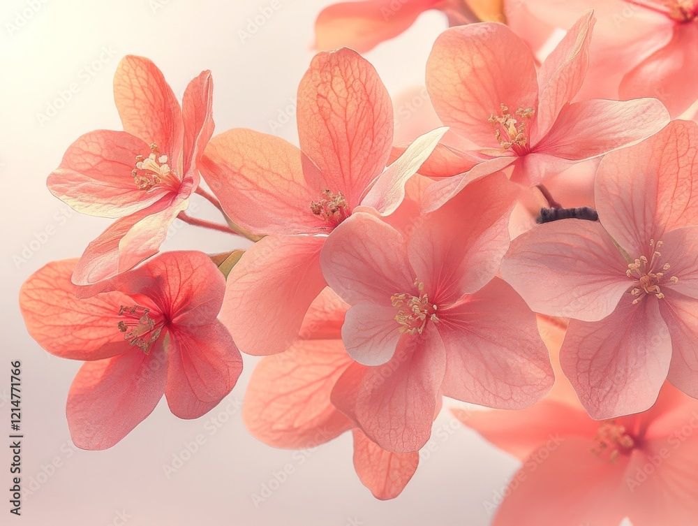 Obraz premium Soft Pink Blossoms with Delicate Petals