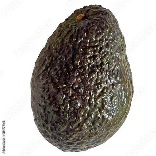 isolated Organic avocado 