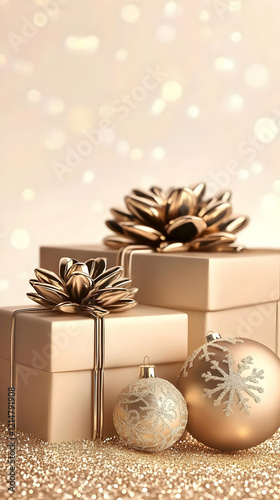 Golden Christmas Gifts and ...