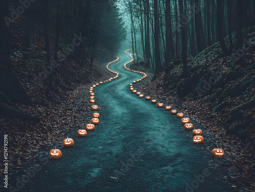 Glowing Jack-o'-lanterns Li...