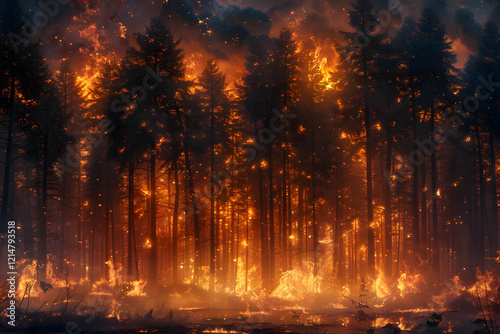Intense Wildfire Engulfs Fo...