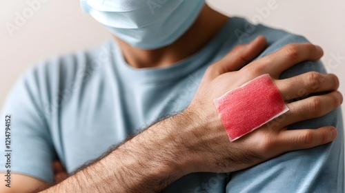 Antiviral Patches Treating Herpes Zoster Skin Lesions and Symptoms