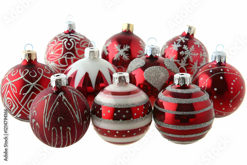 Red and White Christmas Orn...