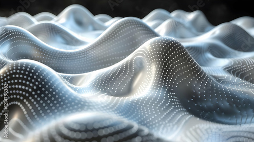 Abstract 3D landscape forms...