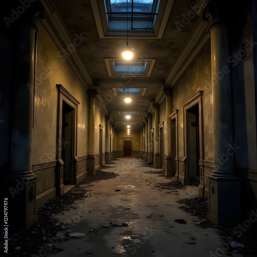 Enchanting Decay Unveiling Forgotten Architecture in Time-Lapse