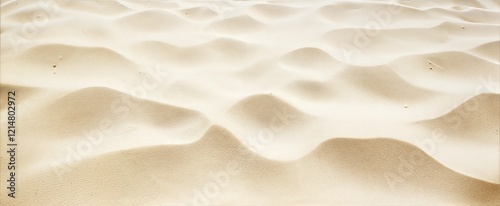 Serene White Sand Landscape - Minimalist Summer Holiday Background