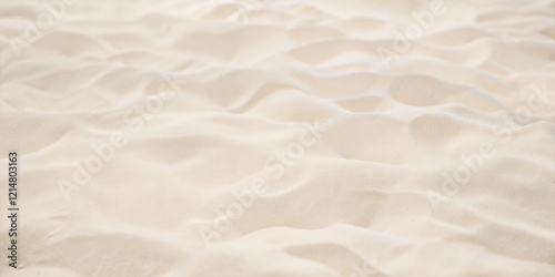 Serene White Sand Landscape - Minimalist Summer Holiday Background