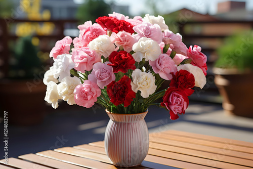 Colorful Carnations Beautif...