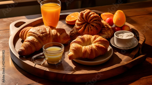 Delicious Breakfast Croissa...