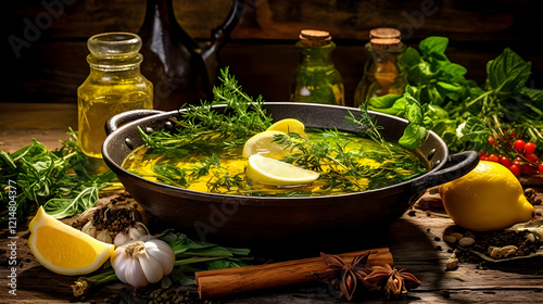 Herbal Oil Infusion with Le...