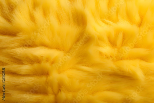 Soft Yellow Fur Background ...