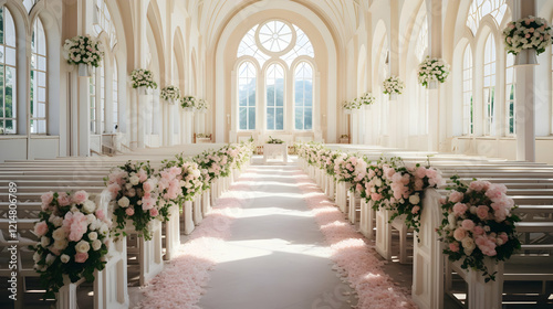 White Church Interior Decor...