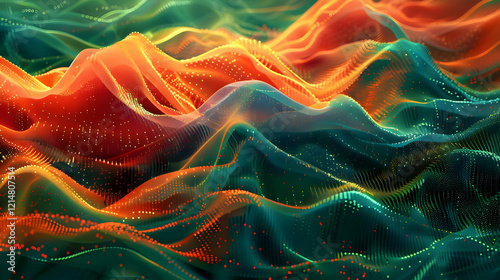 Abstract 3D Background Form...