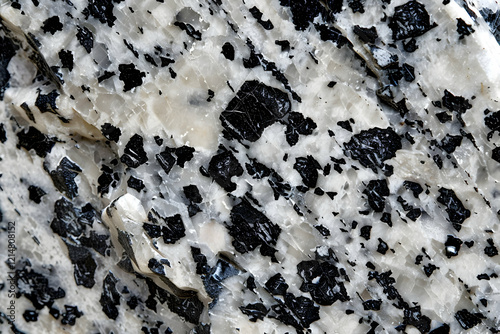 Black and White Mineral Tex...