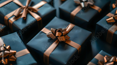 Elegant Dark Blue Gift Boxe...