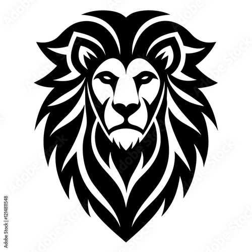 Golden Lion Head Logo: High-End Automotive & Financial Design