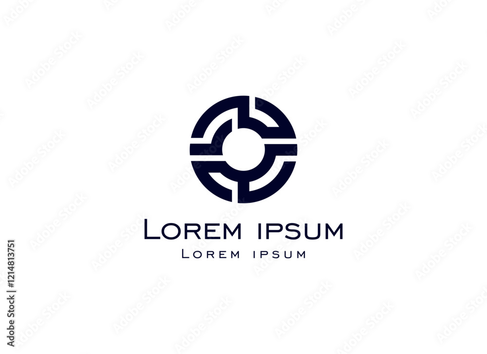 Circle Logo Design Vector Template Element Circle Logo Design Vector Template Element
