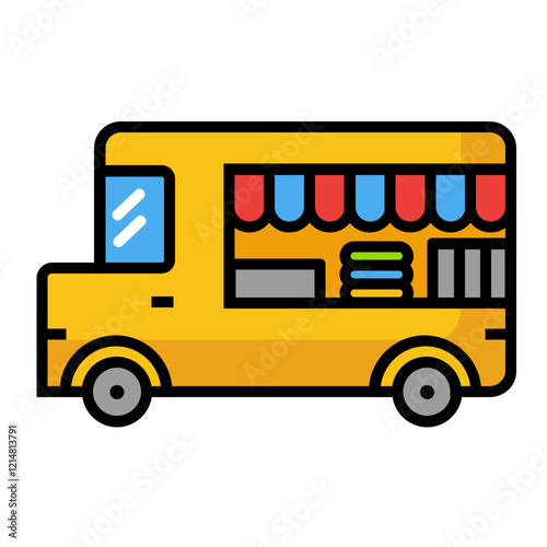 food truck icon design