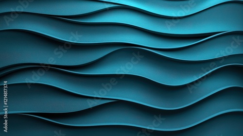 Flowing waves pattern abstract design digital art