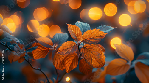 Golden Autumn Leaves Glow B...
