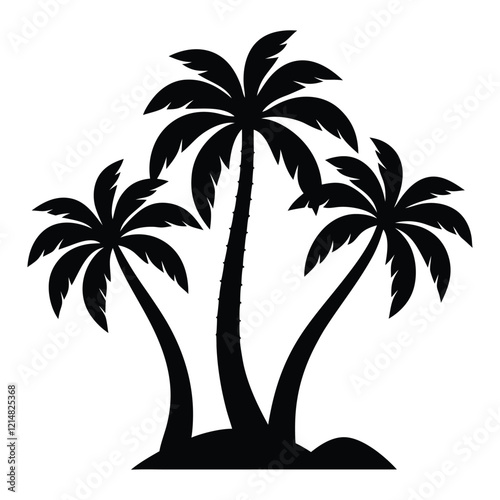 palm trees silhouette