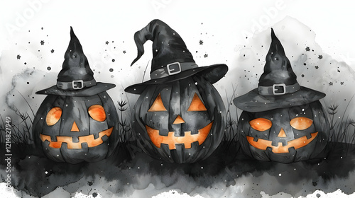 Three Spooky Pumpkins Wear ...