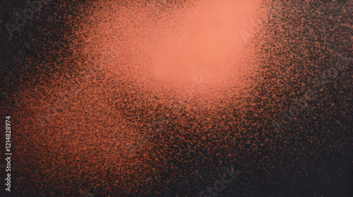 Abstract Orange and Black T...