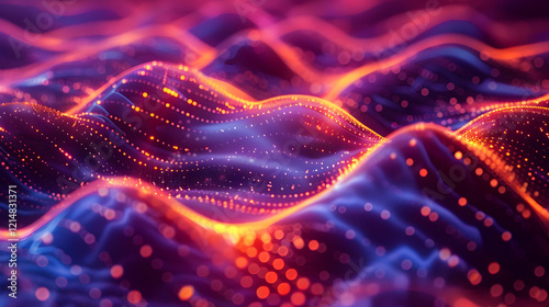 Abstract 3D background with...