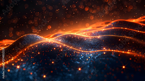 Abstract Background Creates...