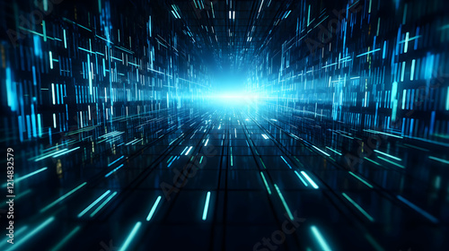 Abstract 3D Illustration of...